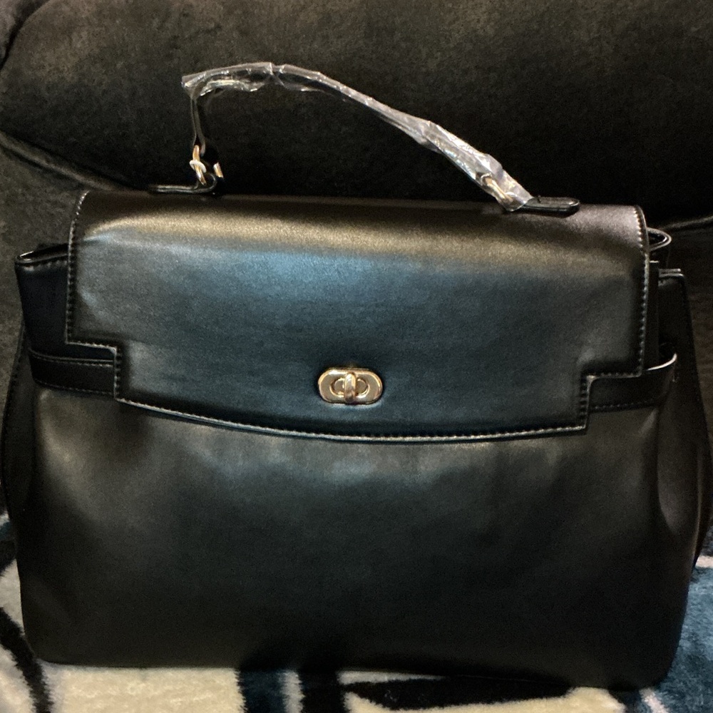 Cavalli Class Black Satchel